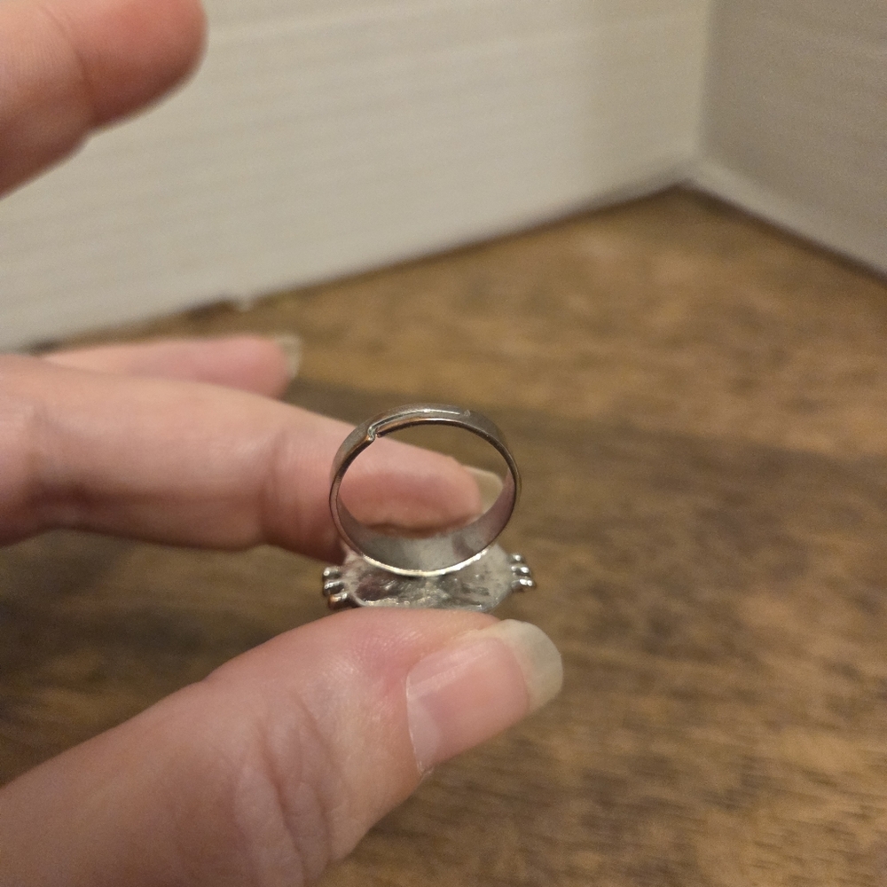 Hello Kitty Rhinestone Adjustable Ring - Picture 7 of 9